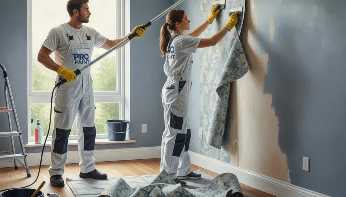 San Francisco wallpaper removal service for older homes and moisture-prone walls